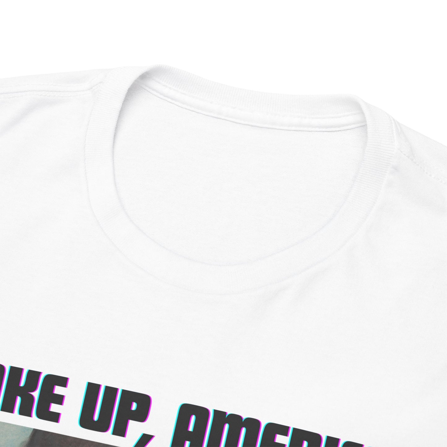 Wake Up, America! Tee - Vintage Patriot Graphic T-Shirt