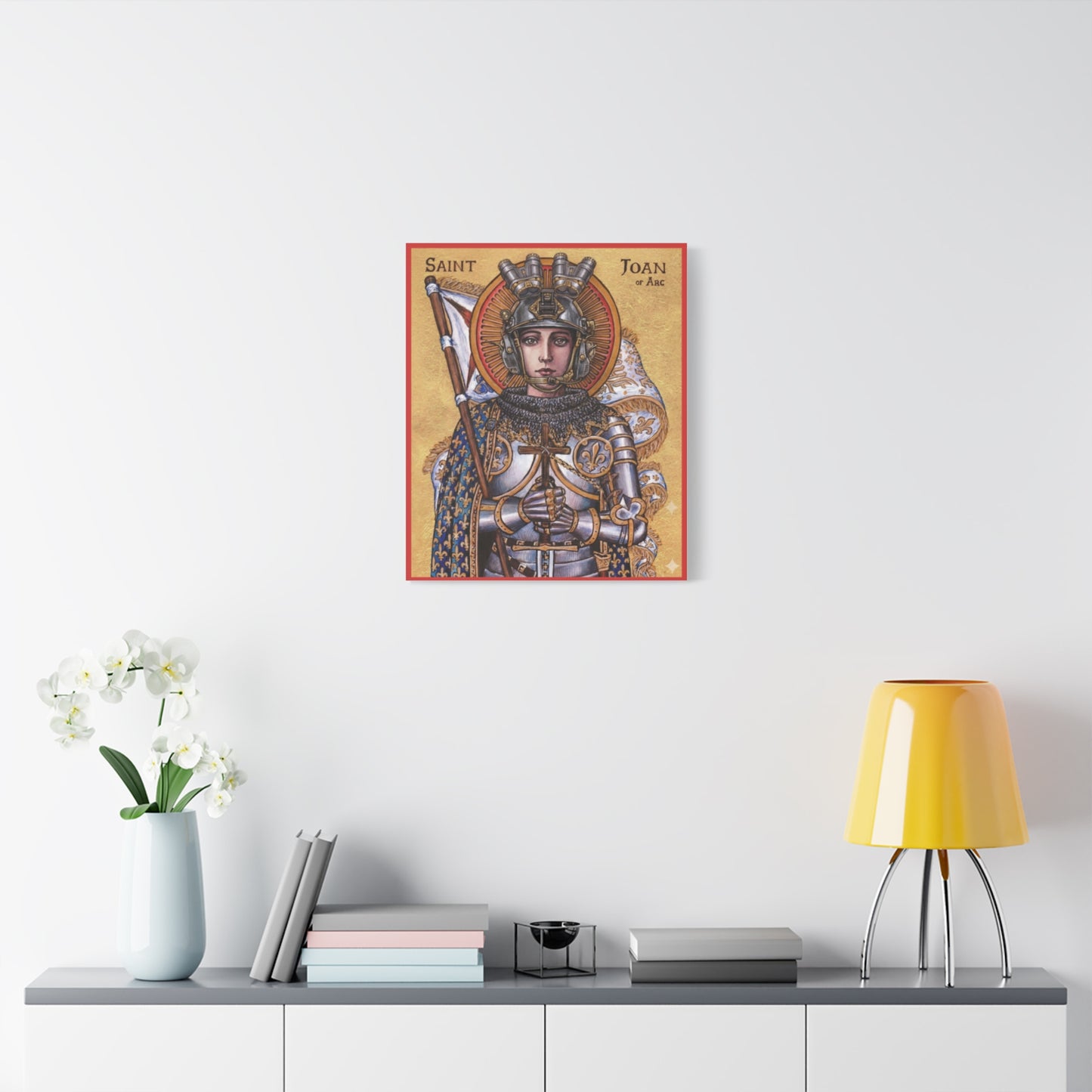 Joan of Arc Matte Canvas Print — Stretched Canvas Wall Art