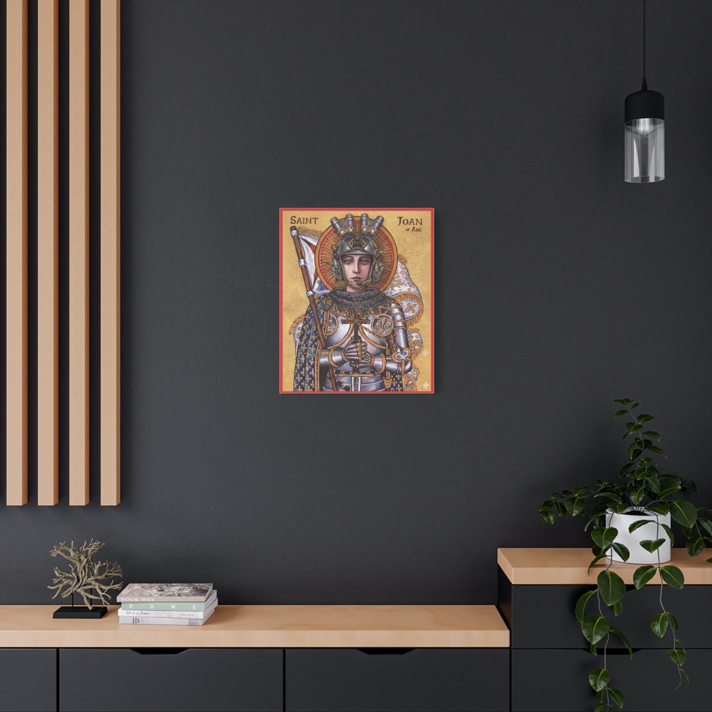 Joan of Arc Matte Canvas Print — Stretched Canvas Wall Art
