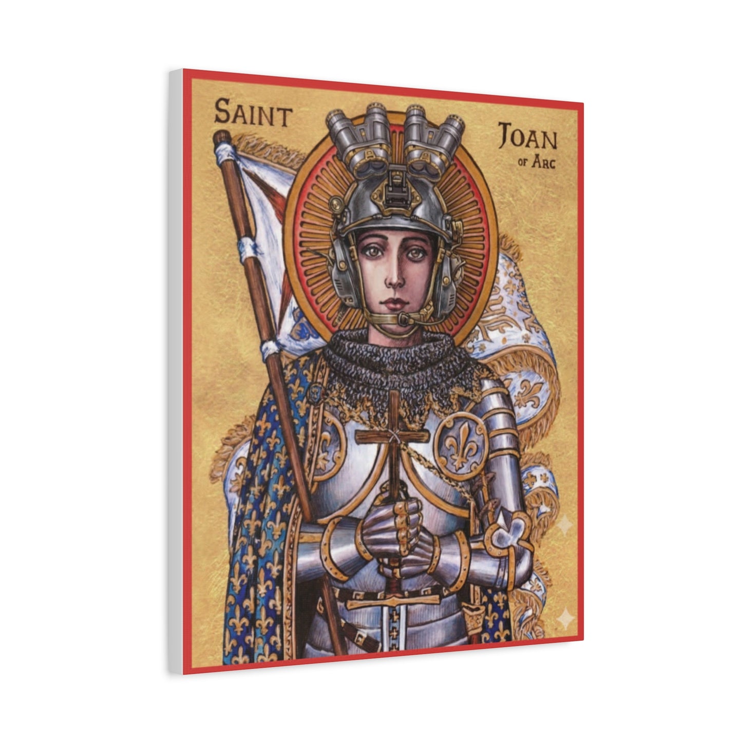 Joan of Arc Matte Canvas Print — Stretched Canvas Wall Art