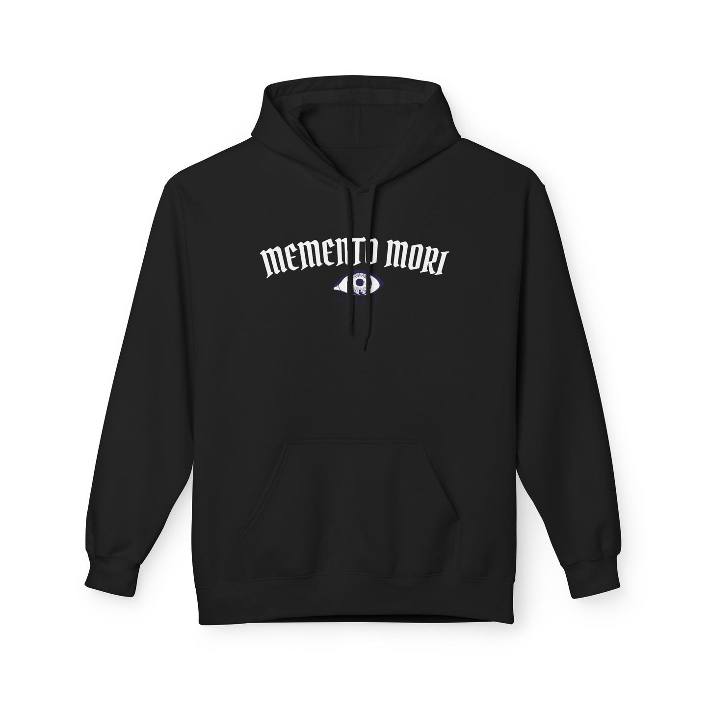 Memento Mori Hoodie — 'BE THE LIGHT' Glowing Angel Back Graphic