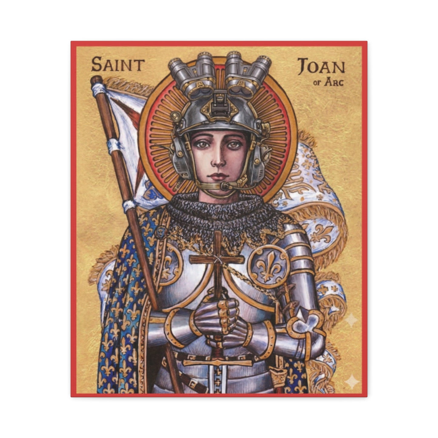 Joan of Arc Matte Canvas Print — Stretched Canvas Wall Art
