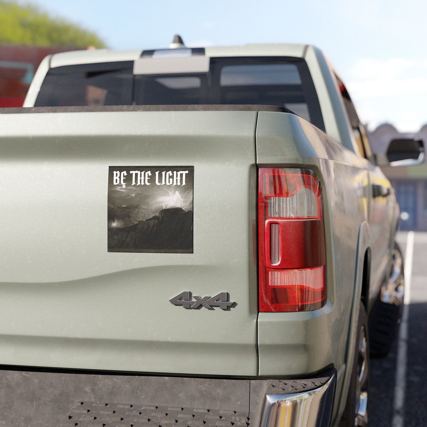 Be the Light Car Magnet — Glowing Angel Magnet