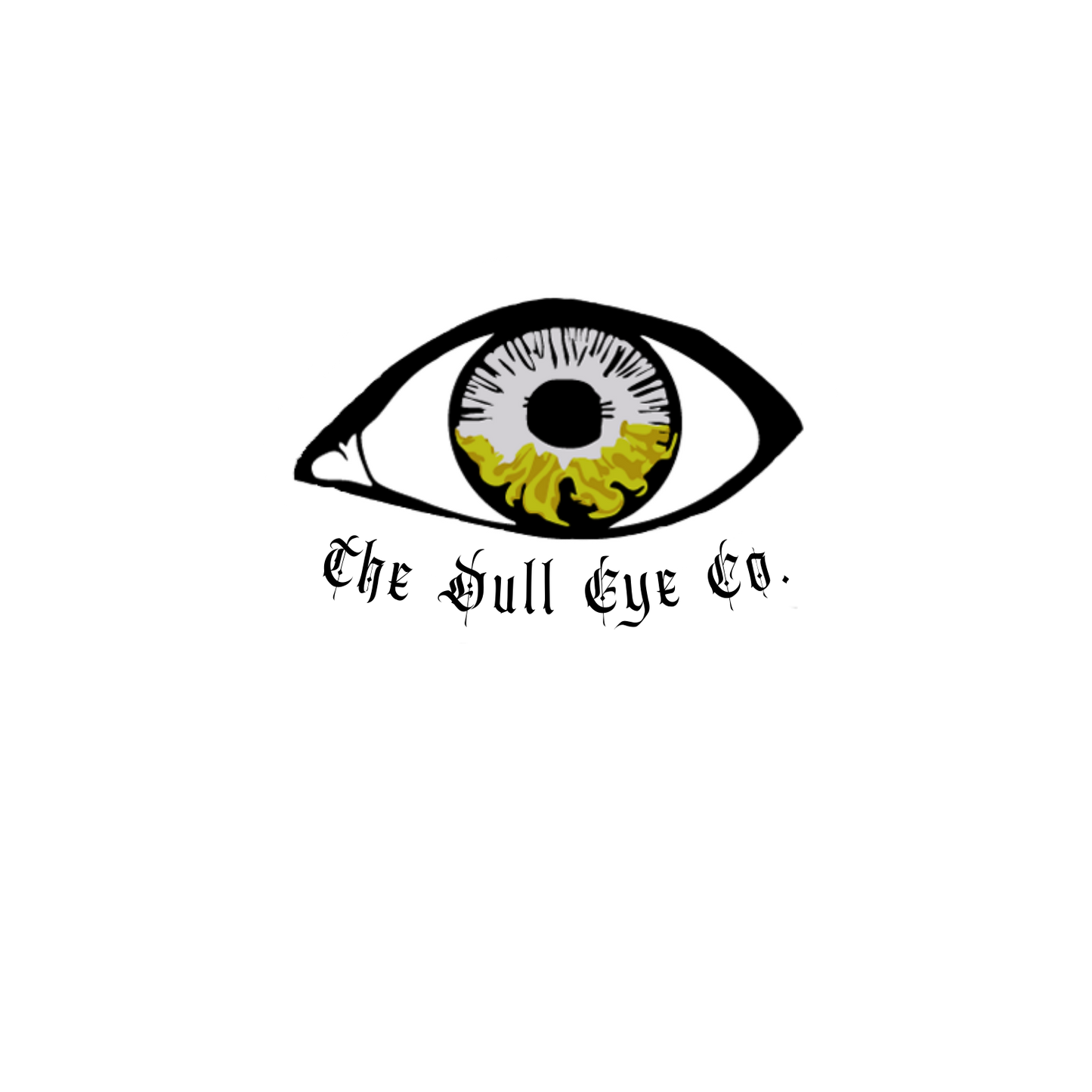 Yellow Iris Dull Eye Kiss-Cut Sticker